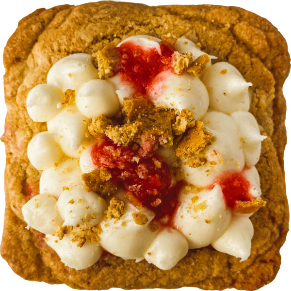 Gâteau au fromage et fraise